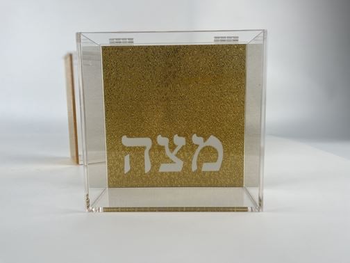 Acrylic lò jwif matzah bwat
